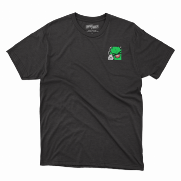 remera negra risas